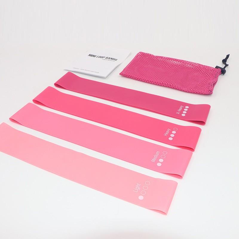 Bộ dây tập kháng lực YOGA Có vạch lực chính hãng SPORTY YGB4 co giãn đàn hồi cho tập thể hình
