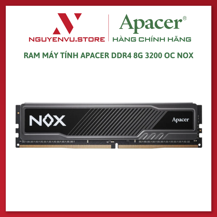 RAM APACER NOX DDR4 8GB 3200MHz - Hàng Chính Hãng