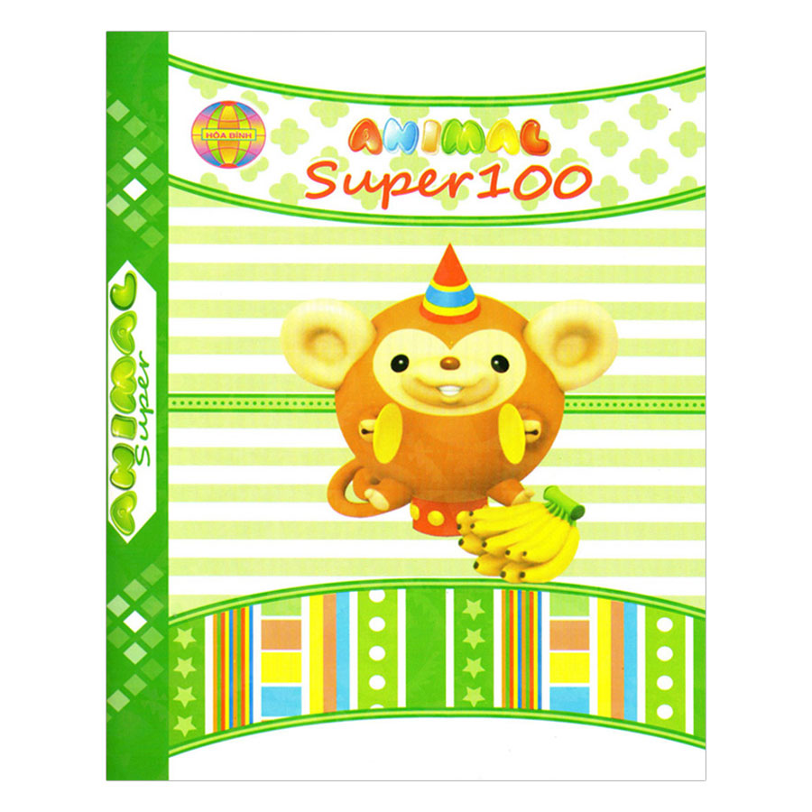 Lốc 10 Quyển Tập Super 100 4 Ô Ly Hòa Bình (96 Trang)