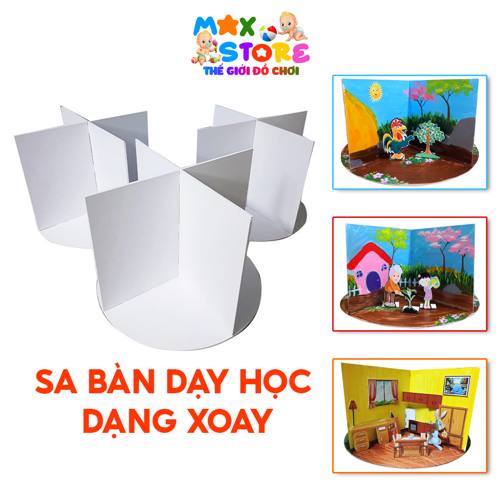 Sa Bàn Kể Chuyện Dạng Xoay Phục Vụ Dạy Học Cho Bé Mầm Non và Tiểu Học