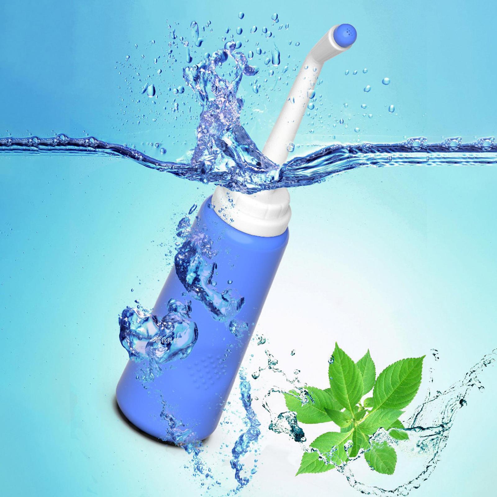 Portable Travel Bidet with 2 Nozzle Spray Handheld Personal Bidet Empty Bottle for Childbirth Cleaner Postpartum Care