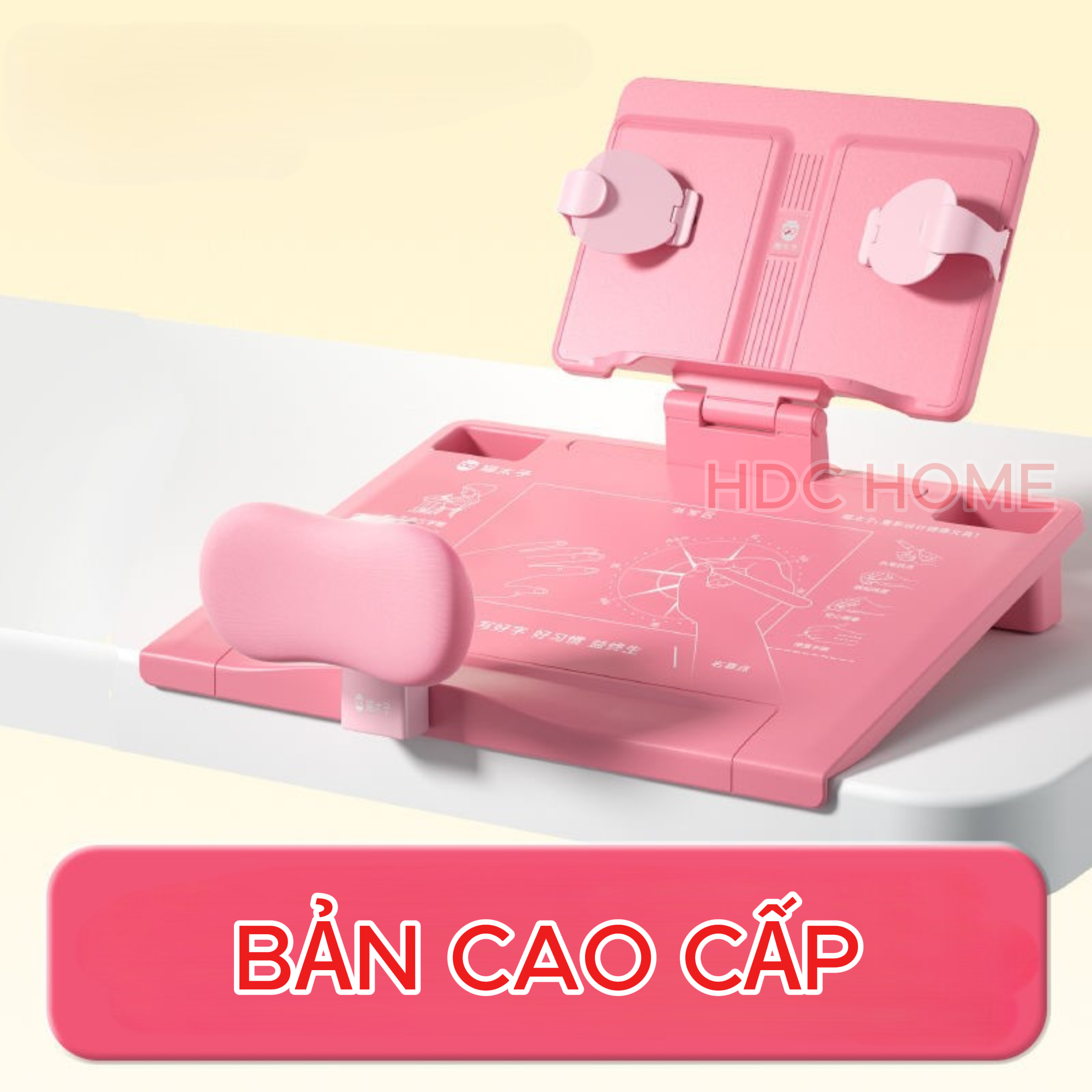 Mặt Bàn Học Thông Minh, Bàn Học Chống Gù Cho Bé Tiểu Học, Mặt Bàn Nghiêng 12° Đa Năng 3 in 1 Cho Trẻ từ 5-12 tuổi
