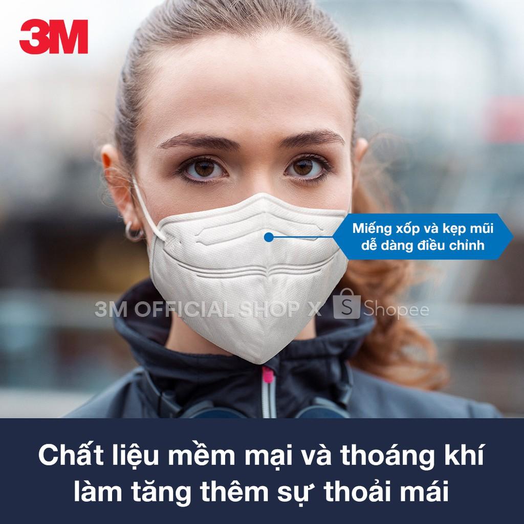 Khẩu Trang 3M KF94 9013 Trắng - Đen Gói 1 Cái