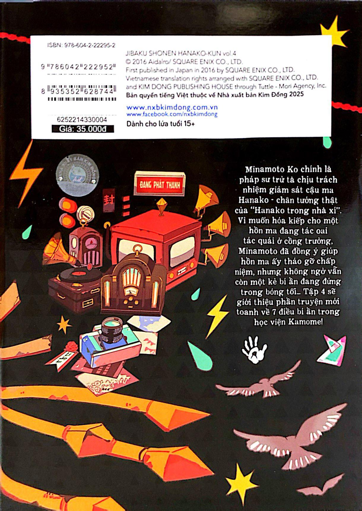 Sách - "Cậu" Ma Nhà Xí Hanako - Tập 4 (Tái Bản 2025)