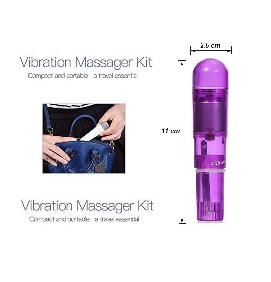 Combo 2 Massage Mát Rung Mạnh Cầm Tay Mini Model Hot (Màu Ngẫu Nhiên) - Máy Mát Xa Hot