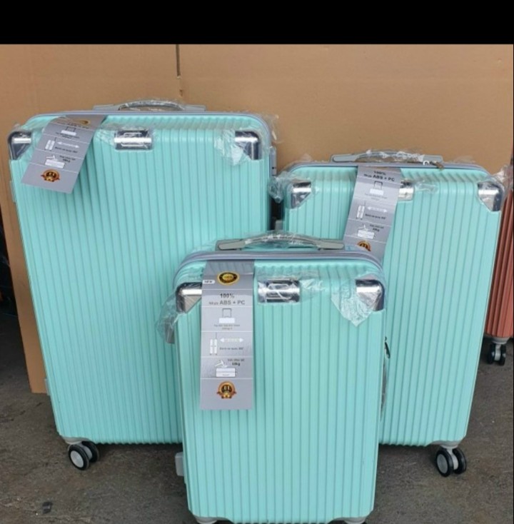 Bộ 3 cái Vali kéo du lịch gia đình Tundo nhựa ốp góc chống va đập size 20, 24 và 28 đủ màu lựa chọn