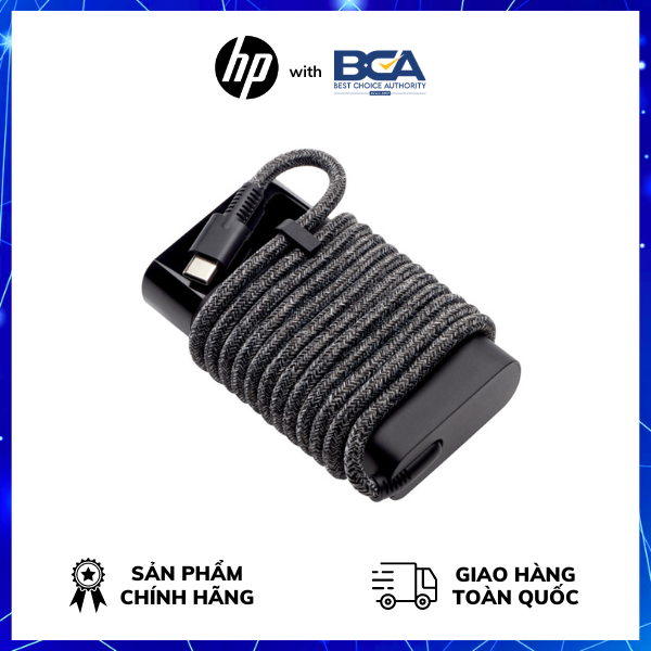 Sạc Laptop HP 65W Type C Chính Hãng (M54350-001) Dùng cho Laptop: HP Spectre x360 Series
