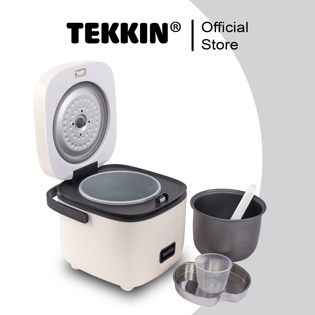 Nồi cơm điện TEKKIN TI-S30A 0.8L dành cho 1 hoặc 2 người ăn - Hàng chính hãng bảo hành 12 tháng