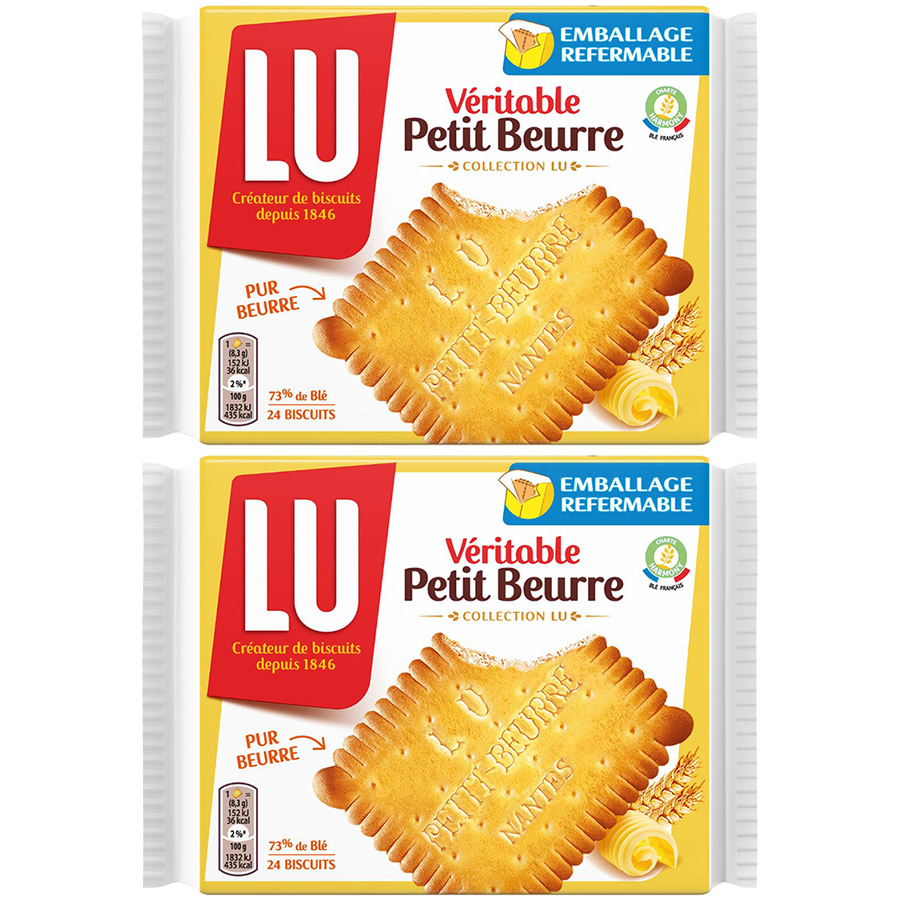 Bánh Quy Bơ Lu Veritable Petit Beurre 2x200g