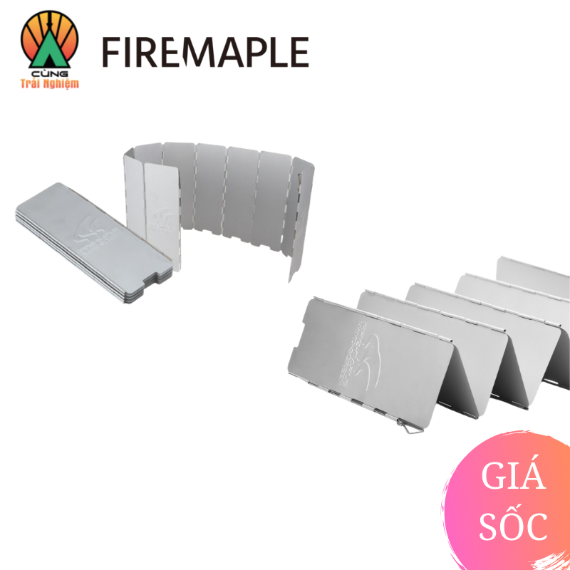Tấm Chắn Gió Hợp Kim Nhôm Fire Maple FMW-510 Nhỏ Gọn 277g Chuyên Dụng Cho Du Lịch, Dã Ngoại Cắm Trại
