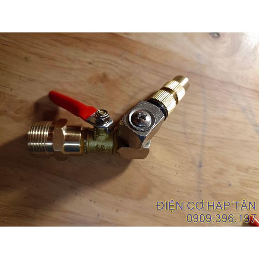 BÉC RỬA MÁY LẠNH cong thẳng -360 độ đã dán keo và thử , béc vệ sinh điều hòa