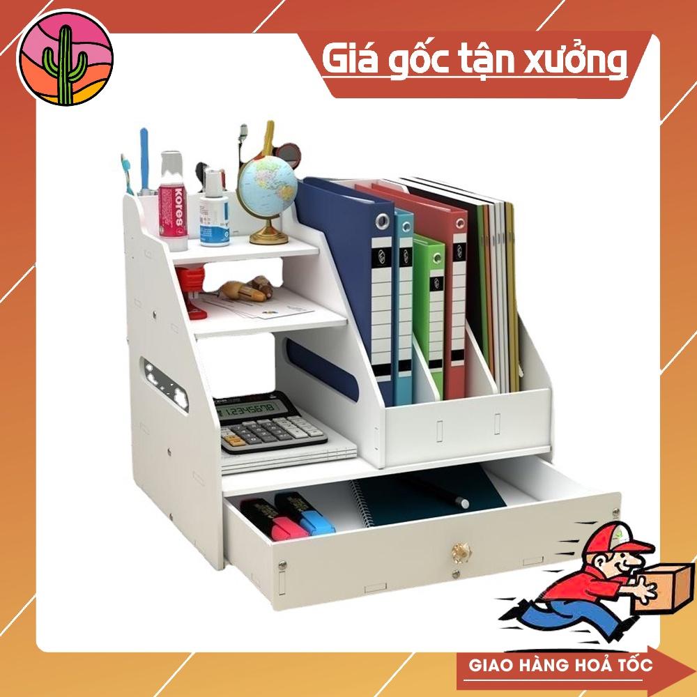 Giá để tài liệu, giá đựng tài liệu cao cấp chất liệu gỗ nhựa