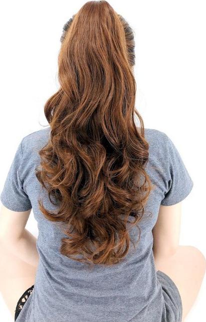 Tóc giả ngoặm xoăn, cam kết y hình, siêu sang chảnh, giống tóc thật 100%, chất tơ Hàn cao cấp, chịu nhiệt tốt có thể bấm, uốn, duỗi, gội