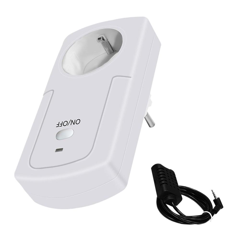 WIFI Nhiệt Độ Độ Ẩm ỨNG DỤNG Điều Khiển từ xa Thời Gian Ổ Cắm Phích Cắm CHÂU ÂU