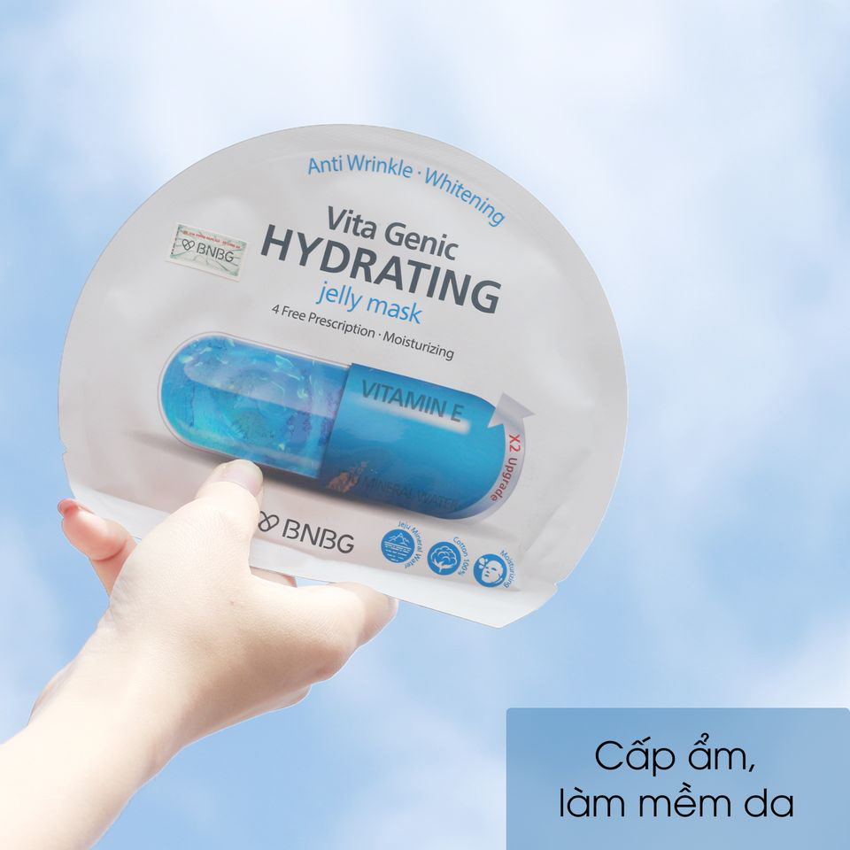 Mặt Nạ  Giấy Dưỡng Ẩm BNBG Vita Genic Hydrating Jelly Mask 30ml (Xanh dương) 