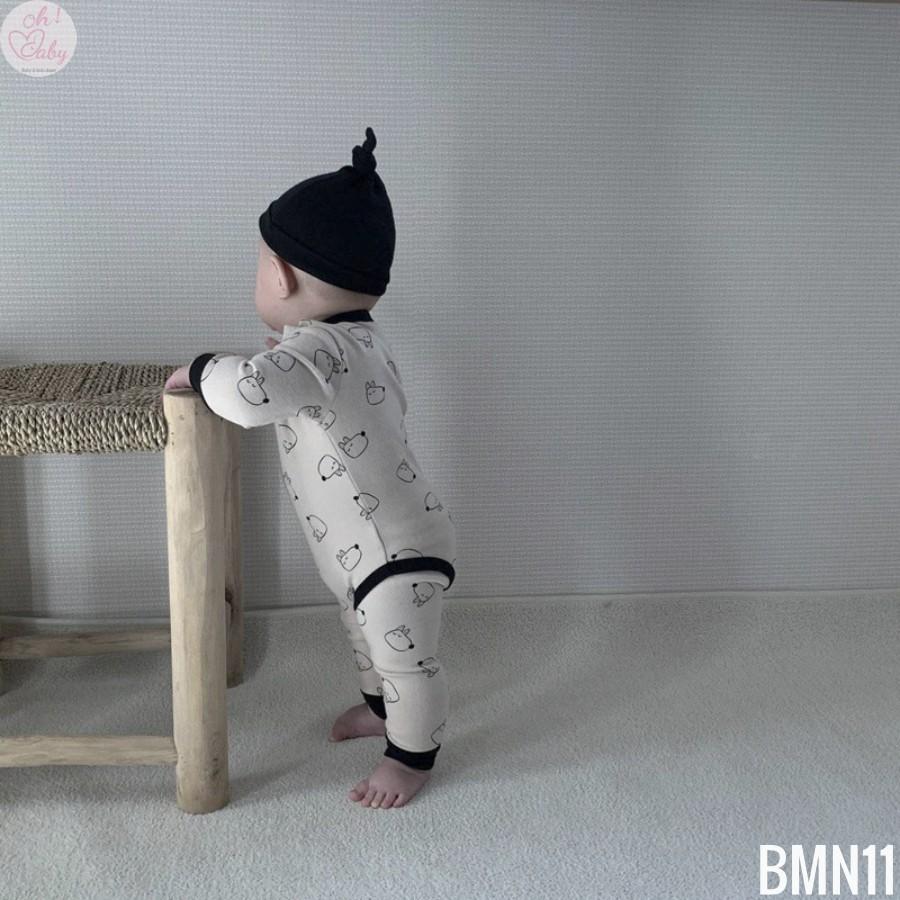 Bộ Dài Tay Thu Đông Hoạt Hình Cho Bé