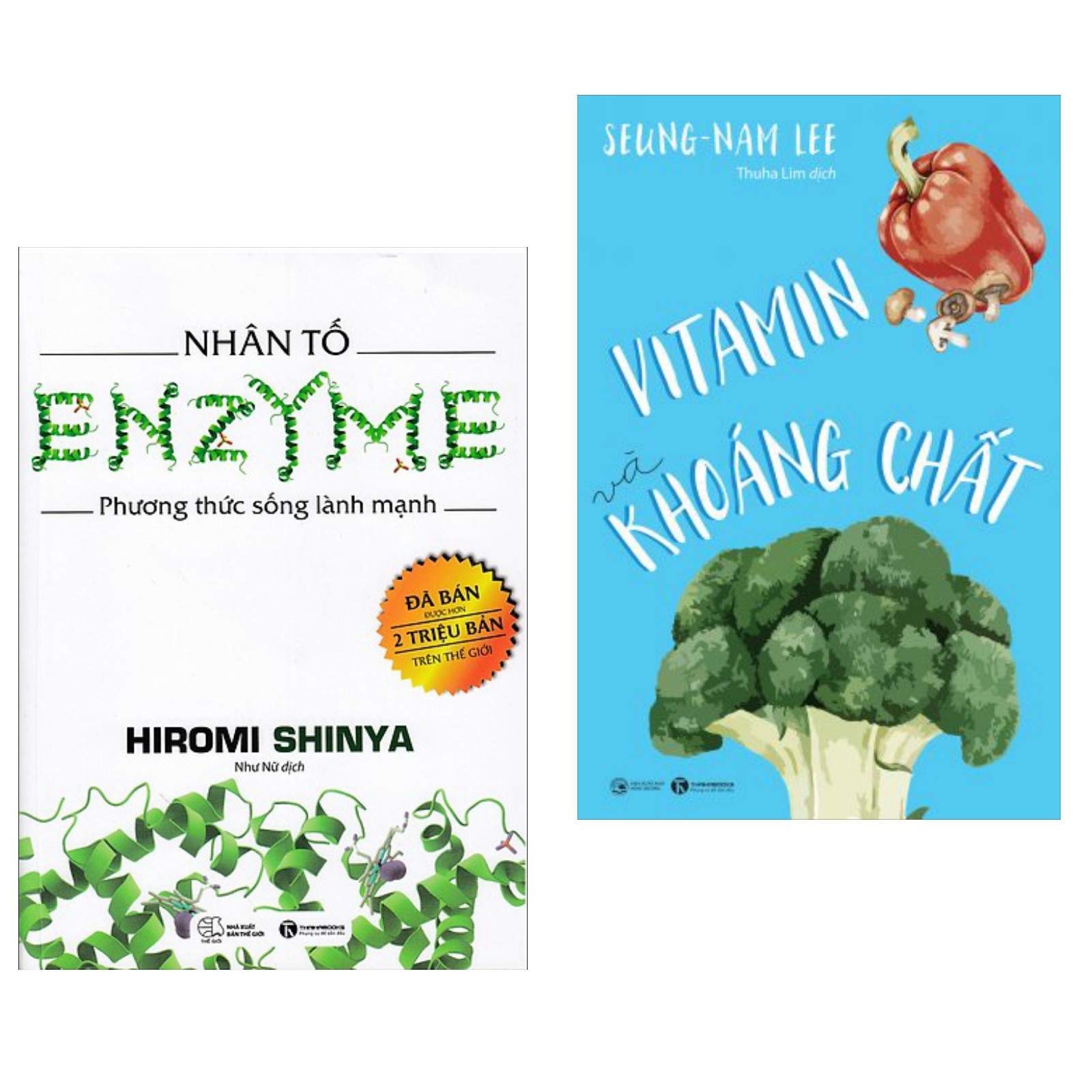 Combo Chăm Sóc Sức Khỏe: Nhân Tố Enzyme - Phương Thức Sống Lành Mạnh + Vitamin Và Khoáng Chất
