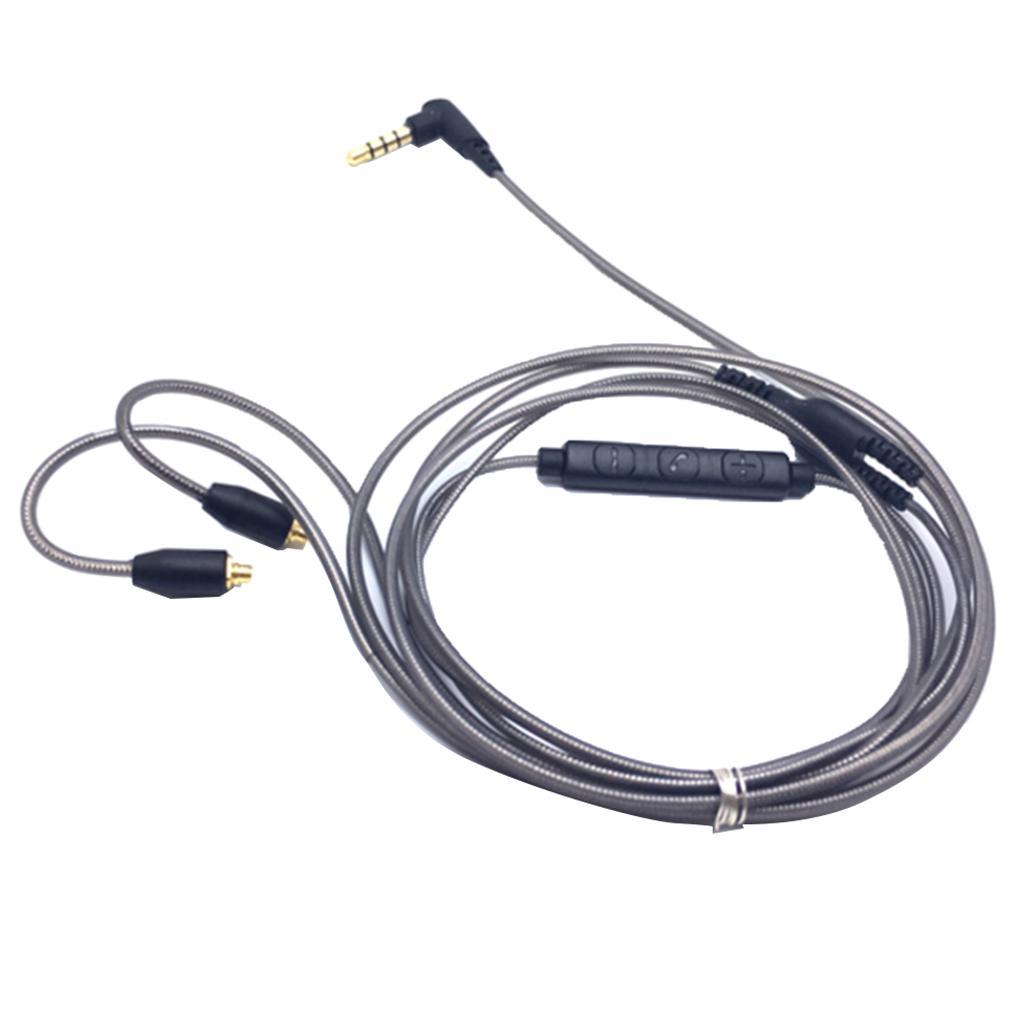 For SE215 SE315 SE425 SE535 SE846 Headphone Cables Mic Volume Control