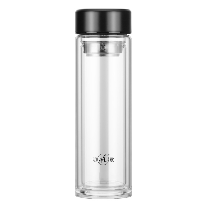 Bình Pha Trà, Cafe Thủy Tinh Cao Cáp Có Lõi Lọc Inox Chống Rỉ , Bình Giữ Nhiệt, Chịu Nhiệt 360ml Tiện Lợi Phong Cách Mang Đi Học, Đi Làm, Đi Chơi, Trải Nghiệm Uống Trà Hoàn Toàn Mới