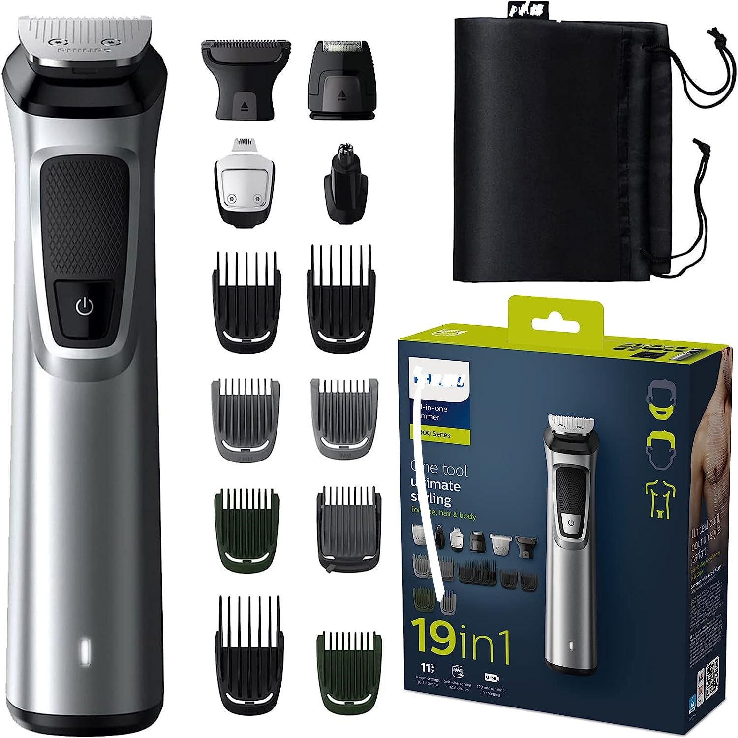 Tông Đơ cắt tóc Philips MG7736/25 Multigroom 19 in 1 Series 7000