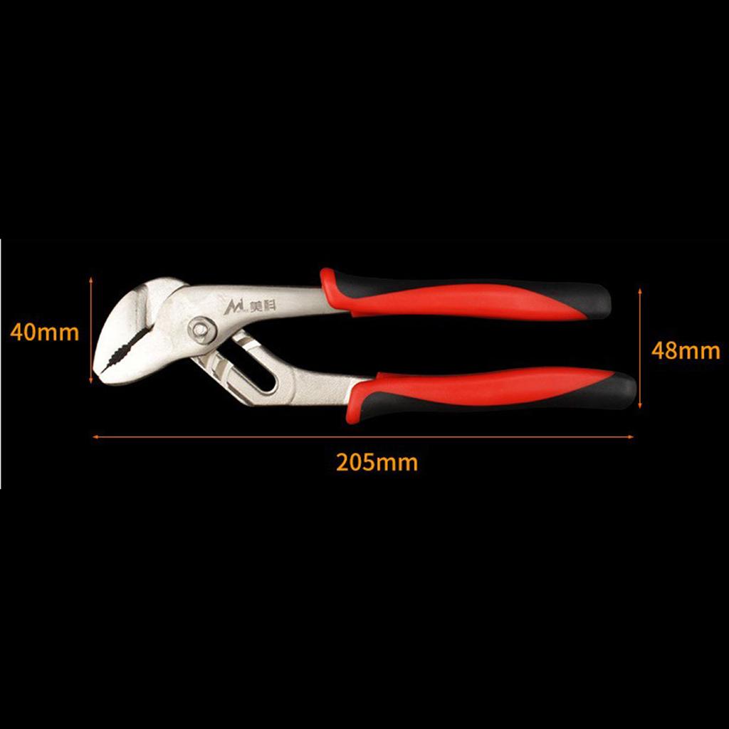 Adjustable Plumbing Pipe Pliers Wrench, Groove Joint Pliers 7 inch
