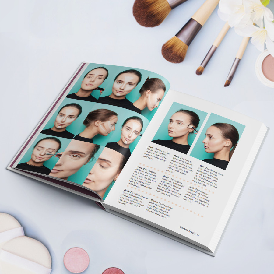 Sách The Make-up Manual - Trang điểm tự nhiên, học cách trang điểm