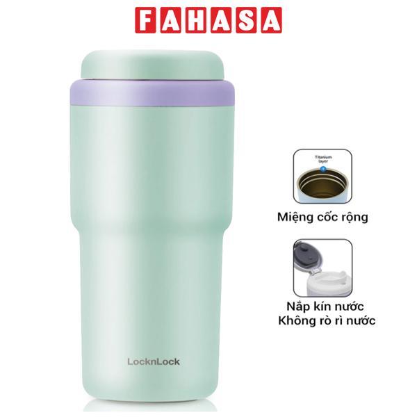 Bình Giữ Nhiệt Daily Macaron Tumbler 480 ml - LocknLock LHC3292GRN - Màu Xanh Lá