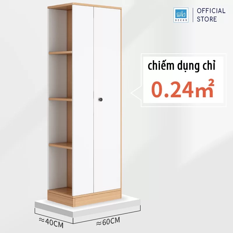 Tủ Quần Áo Phối Ngăn Để Đồ Đa Năng, Nhỏ Gọn Thương Hiệu SIB Decor