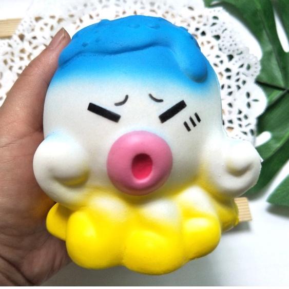 Squishy Lớn JUMBO Hình bạch tuộc phối màu Đồ Chơi Xốp Giảm Stress Hình mềm mịn dễ Thương đàn hồi Cho Bé