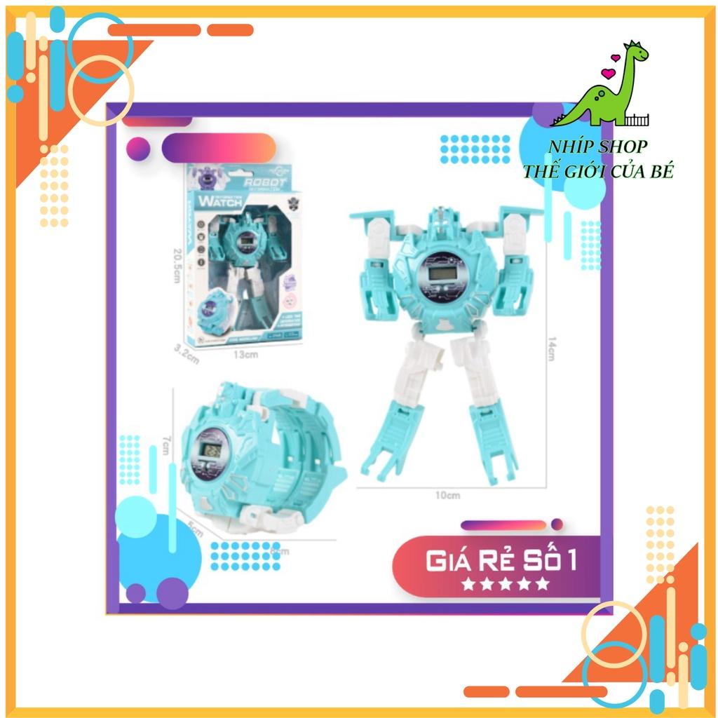 Đồng Hồ BIến Hình Robot Siêu Nhân 2 in 1