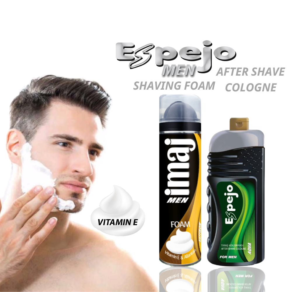 Combo Bọt Cạo Râu Shaving Foam 200ml và Dung Dịch Dưỡng Sau Cạo Râu After Shave Cologne Espejo 200ml Dành Cho Da Nhạy Cảm - Hàng Chính Hãng