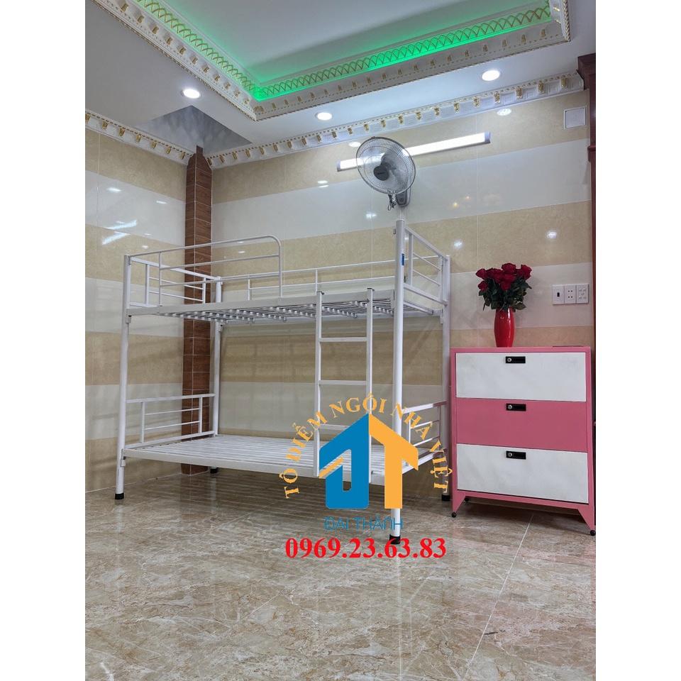 GIƯỜNG TẦNG NGỦ SẮT TRÒN 1M2X2M