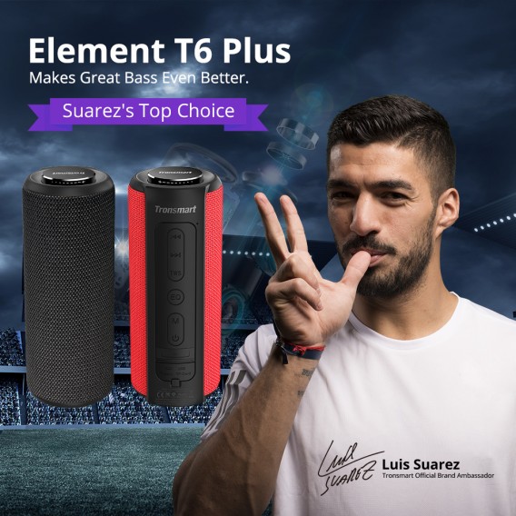 Loa bluetooth 5.0 ngoài trời, âm thanh vòm 360 độ, Bass sâu  Tronsmart Element T6 Plus - Hàng chính hãng