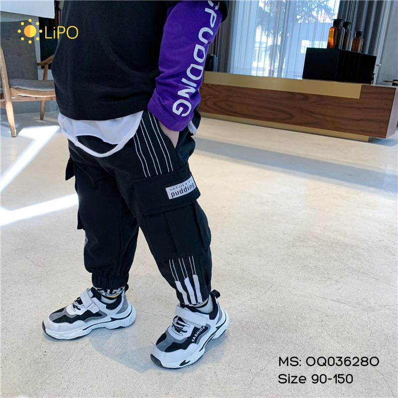 Quần kaki jogger trẻ em OQ036