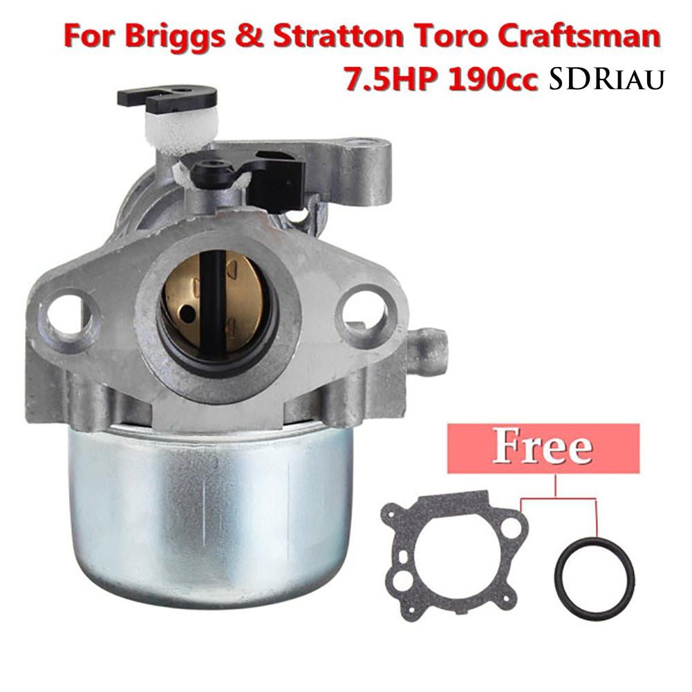 Bộ Chế Hòa Khí Cho Động Cơ Briggs Stratton Toro Craftsman 7.5hp 190cc