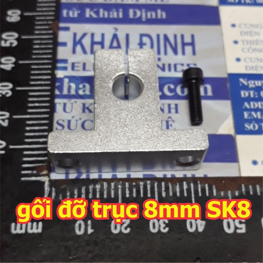 2 cái Gối đỡ trục, giá đỡ trục SK8 trục 8mm, bằng nhôm nhẹ, chụi lực nặng kde5624