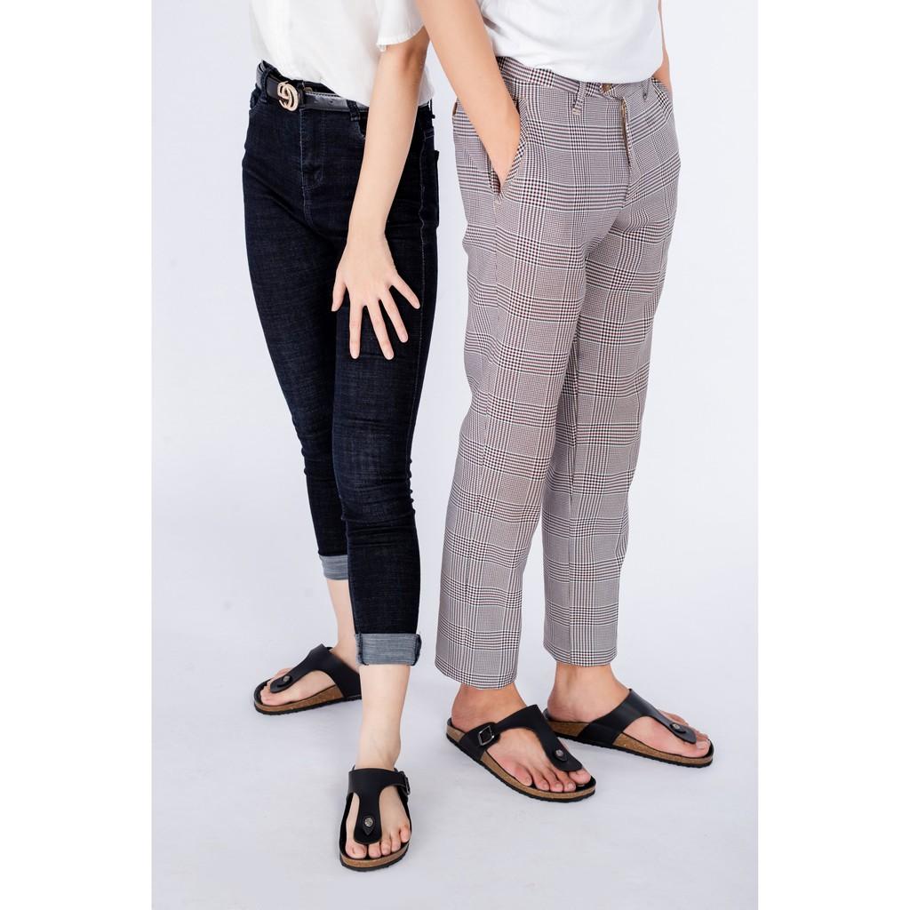 PU07- Dép xỏ ngón Unisex da PU, đế trấu Bioline Birken - Bioline Store