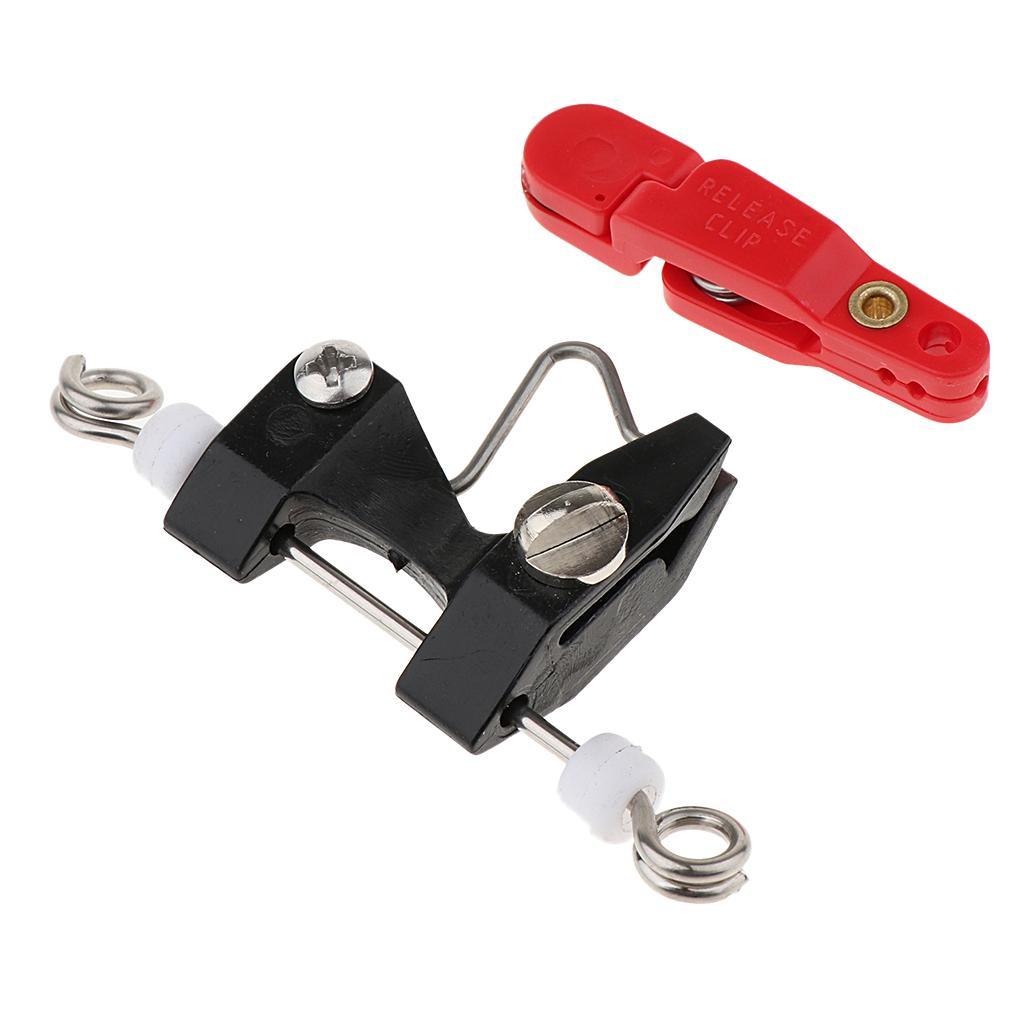 Downrigger Release Clip Boat Trolling Clip + Heavy Tension Snap Release Clip for Boat Kayak Fishing