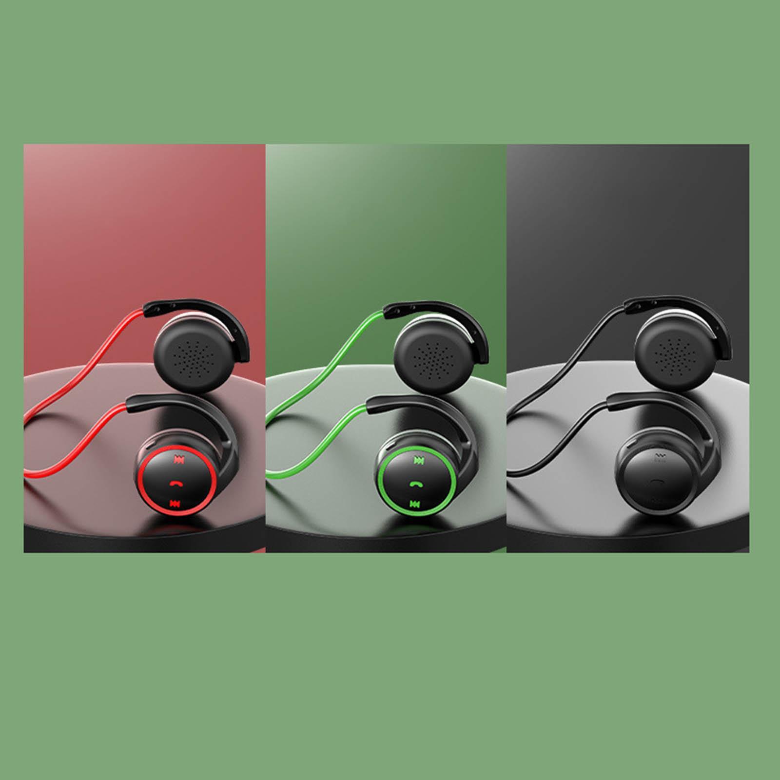 Sports Bluetooth 5.0 Headphones Earphone with Mic Neckband Earbud for Hiking Gym