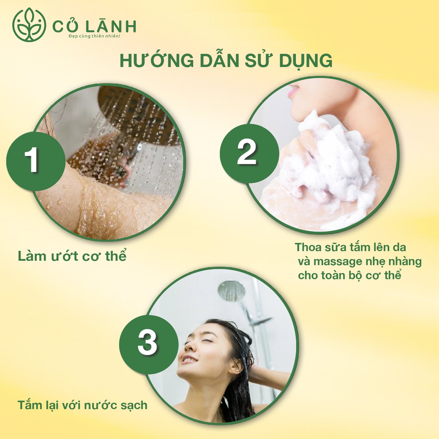 Sữa Tắm Gừng Nghệ Thảo Dược giúp trắng da mờ thâm , sạch mụn lưng 