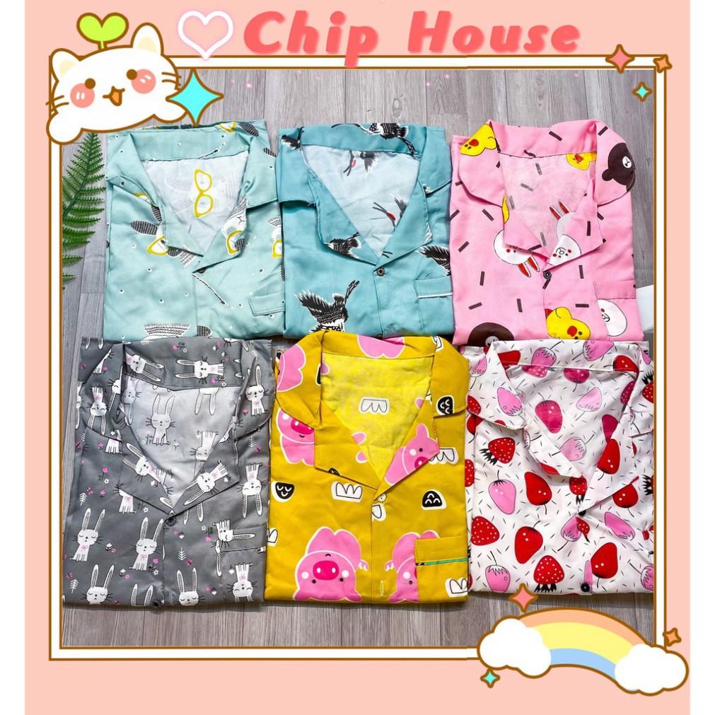 Bộ Ngủ Pijama Kate Cộc Tay 50KMẫu Mới Quần Cộc Bộ Mặc Nhà Pizama Dễ Thương Thoải Mái Cực Yêu