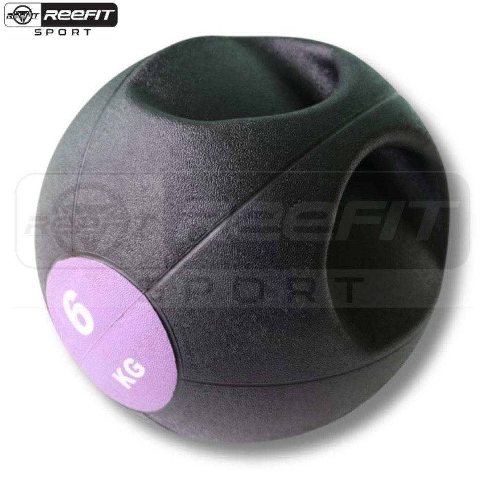 Bóng đập Medicine Ball 6kg có tay cầm RF54002