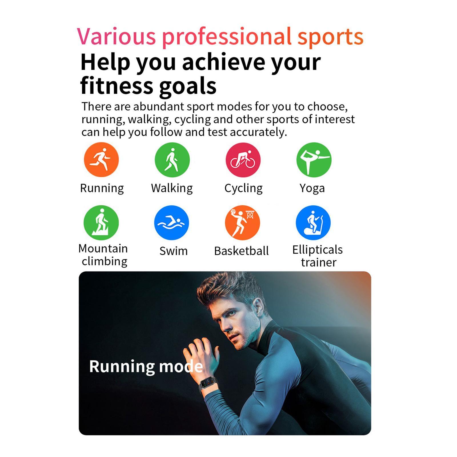 1.57inch Smart Watch IP68 for Sports Hiking Pressure Test