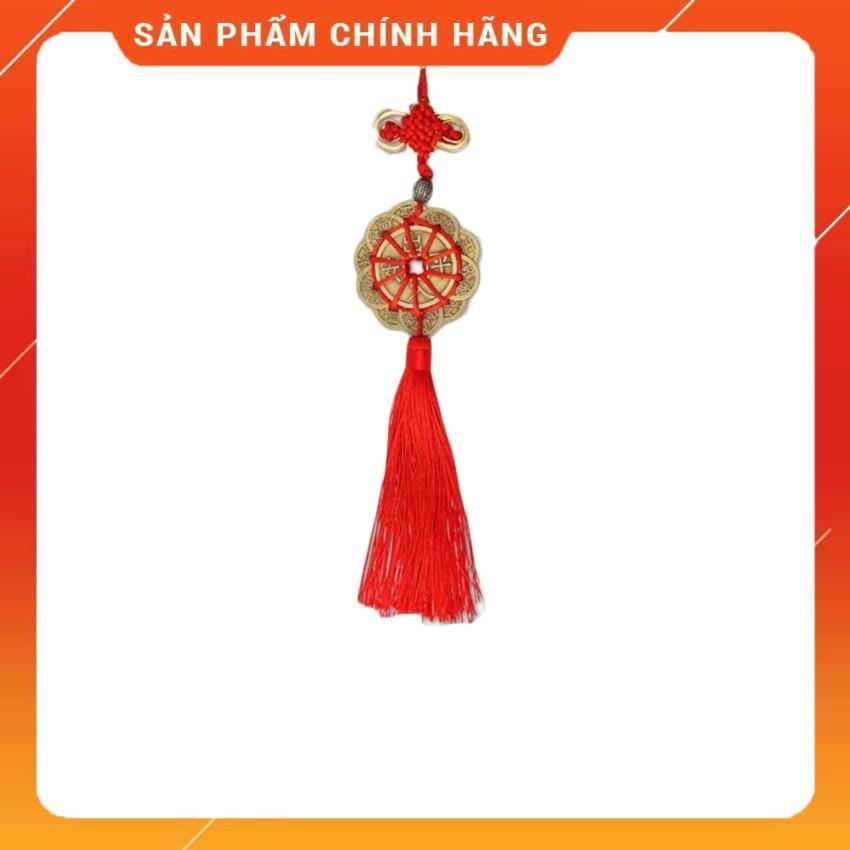 Tiền xu phong thủy hoa mai 10 cánh rời, dây treo ô tô 206230