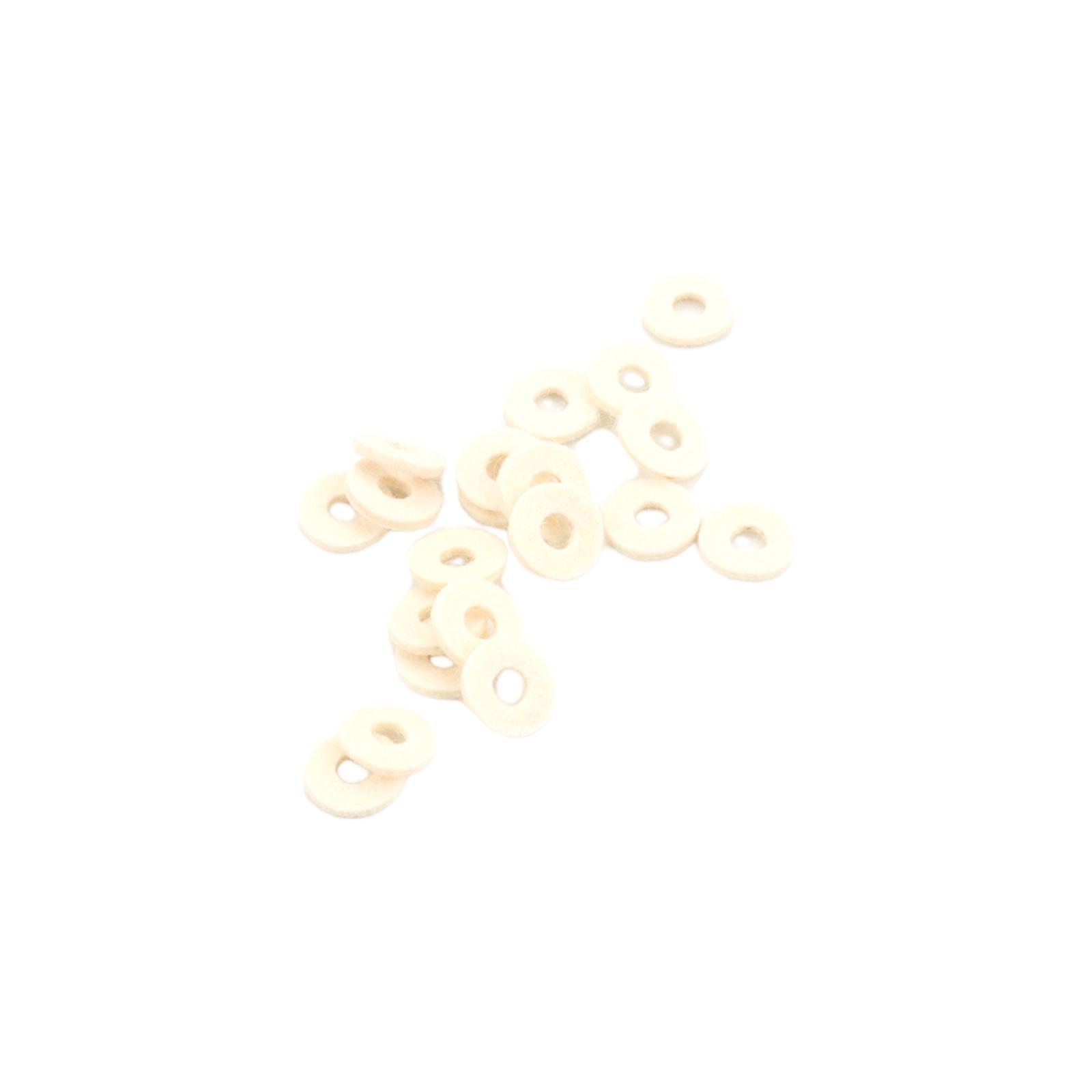 20 Pieces Trumpet Felt Washer Cushion Pad Set for Trumpet Musical Instrument
