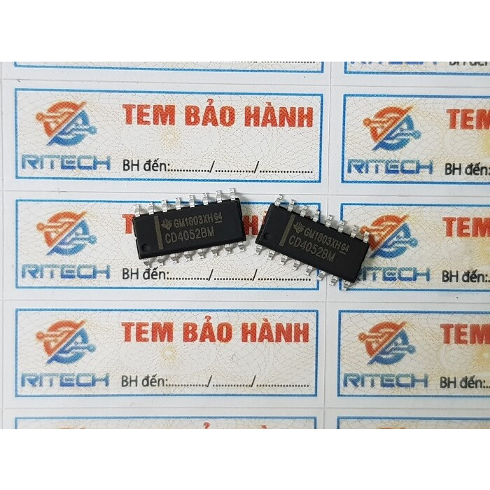 Combo 15 chiếc CD4052BM, CD4052 IC Số SOP-16- Hàng chính hãng