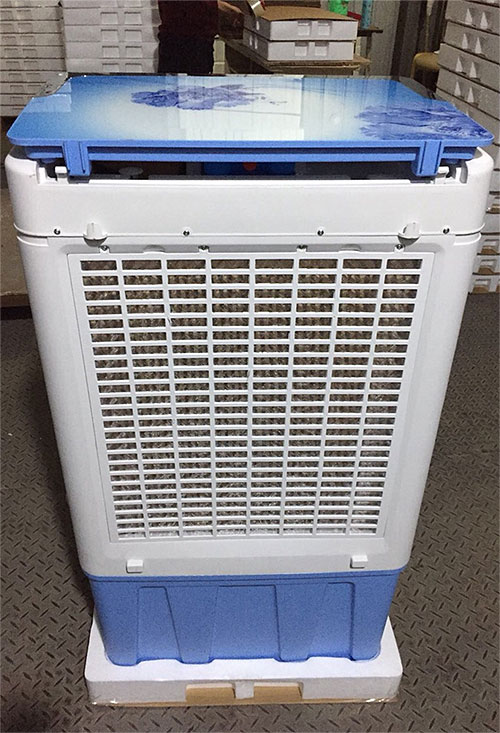 Quạt Điều Hòa Hơi Nước Loại 50L ,Có điều khiển, Công suất 150w, Mặt kính cường lực, Sản xuất theo công nghệ nhật bản - Model: HS40B -LLS