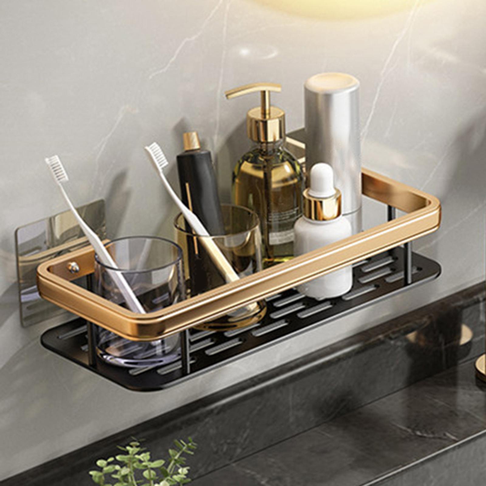 Shower Caddy Punch-Free Storage Rack Bathroom Shelf