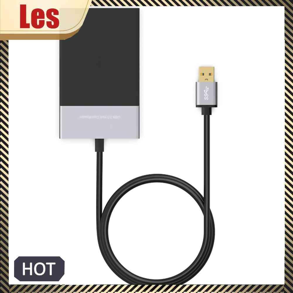 Đầu Đọc Thẻ Nhớ USB 3.0 2 Cổng 6 Trong 1 Cho XQD CF TF