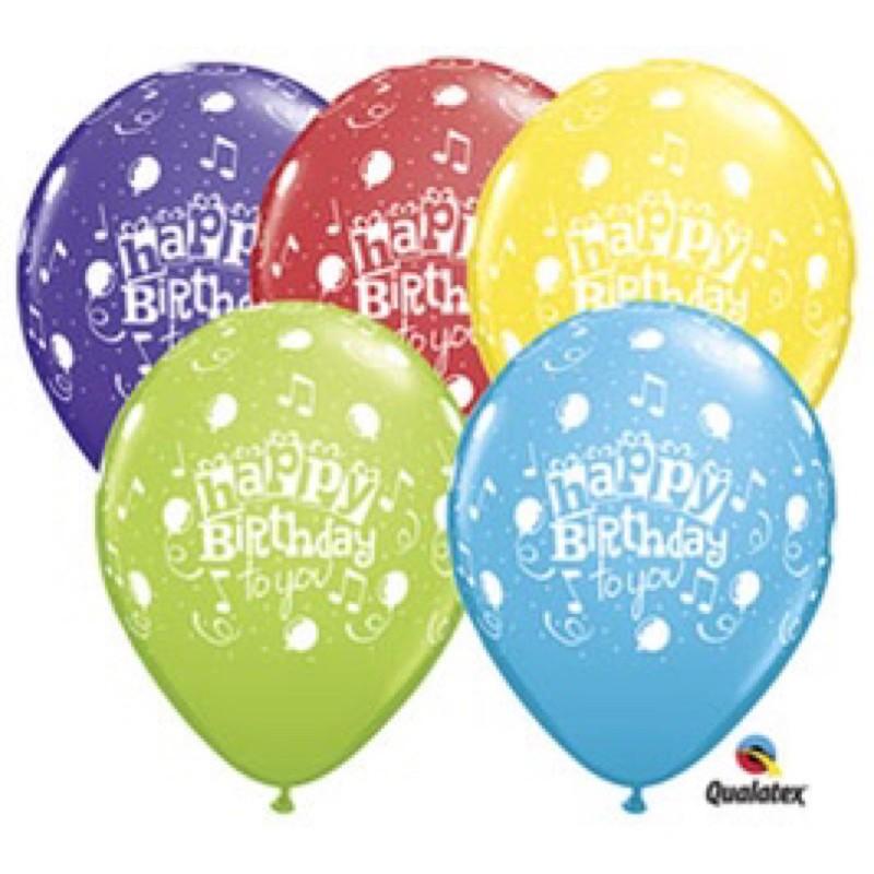 Bong Bóng In Chữ Happy Birthday Bịch 50 Cái, Bóng Bay In Chữ Happy Birthday, Bóng Cao Su In Họa Tiết, Bong Bóng In Hình